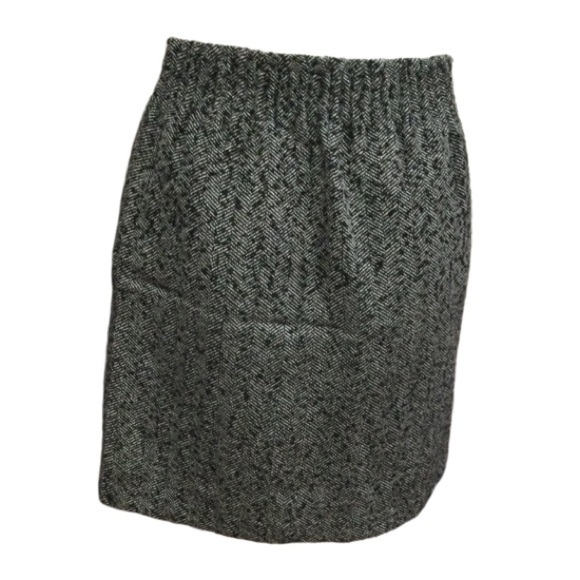 J Crew Herringbone Sidewalk‎ Skirt - Picture 2 of 6